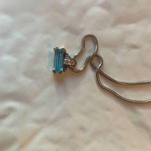Vintage Lagos caviar Topaz Pendant